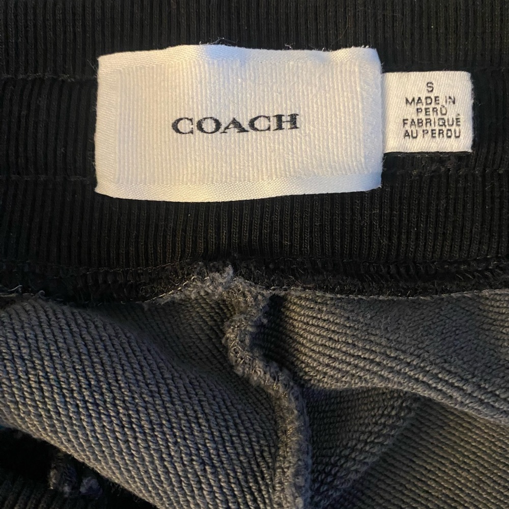 COACH Essential Signature Jogger Black and Grey Size Small Luxury Minimalist - Picture 4 of 16